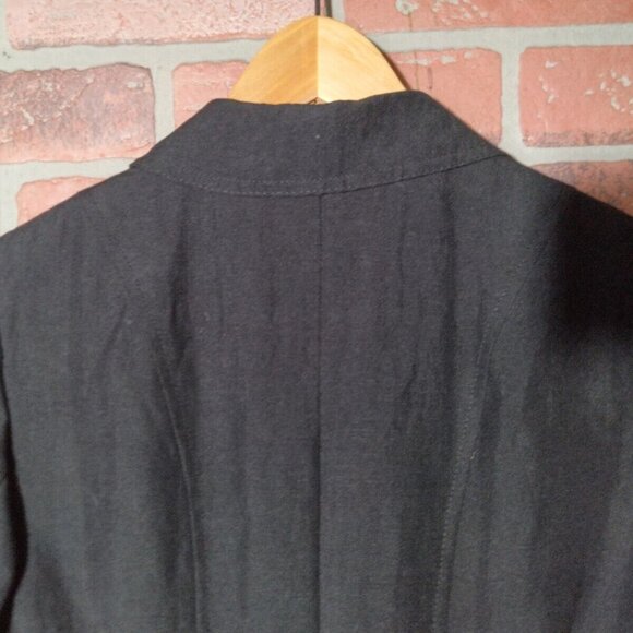 All Saints "Rare" Vintage Gwen Linen Mix Coat UK12 - Picture 12 of 16